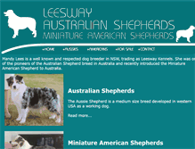 Tablet Screenshot of leesway.com.au